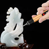 Electric Engraver Pen with 30 Bits & 3 Adjustable Speeds for Metal Wood Glass Gold