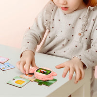 Kids Portable Microscope Mini Digital Microscope with LED Lights Pink
