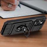 Wallet Card Slot Shockproof Protective Case Compatible With iPhone 17 and 18 Series Black