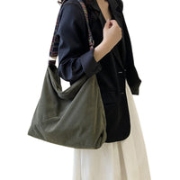 Zipper Tote Bag for Women Shoulder Bags with Adjustable Strap for Work School Shopping Travel Green