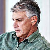 Pair of Invisible Digital Hearing Aids Rechargeable Mini Sound Enhancer Amplifier with Charging Case Style 3