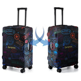 Elastic Protective Luggage Cover Stretchable Travel Suitcase Protector Black