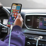 3 in 2 USB C Cable for Apple Watch Multiple Devices Charger iPhone Charger Light Blue