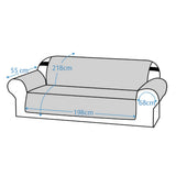 Reversible Sofa Slipcover Water Resistant Sofa Cover Couch Covers Furniture Protector Brown