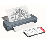 Bluetooth Wireless Thermal Printer Portable A4 Paper Inkless Printer for Home Office School Blackish Blue