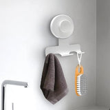 Razor Holder for Shower Heavy-Duty for Razor Towel Loofah Removable White