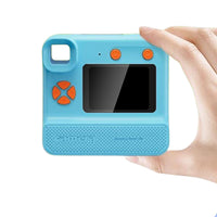 1080P Kids Instant Print Camera Digital Video Cameras with Print Papers and 32GB TF Card Blue