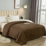 Reversible Throw Blanket Fuzzy Blanket Faux Sherpa Blanket for Bed Sofa Coffee