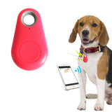 Wireless Smart GPS Tracker Bluetooth Alarm Locator for Kids Pets Wallet Keys Anti Lost Red