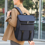 Portable Insulated Backpack Leak Proof  Camping Cooler Bag Blue