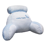 Back Rest Reading Pillow Neck Lumbar Support Pillow Chair Cushion Blue Dolphin