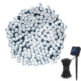 Garden Decoration Solar String Lights Outdoor with 8 Modes White