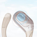 Wireless Bluetooth Headphone Sport Earbuds Stereo Over Ear Earphone with Earhook Rose Pink