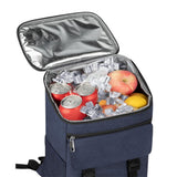 Portable Insulated Backpack Leak Proof  Camping Cooler Bag Blue