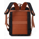 26L Expandable Commuter Backpack Water Resistant Laptop Bag with USB Charging Port Black