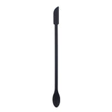 3Pcs Set Mini Silicone Spatula Reusable Cosmetics Splatula Jar Scrapers Black