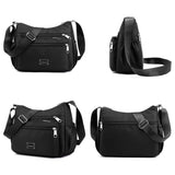 Women Shoulder Handbag Multi-Pocket Crossbody Purse Fashion Satchel Black
