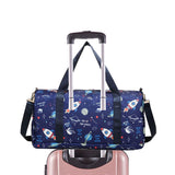 Kids Travel Duffle Bag Water Resistant Carry On Weekender Bag with Wet Pocket for Gym Sport Dance Style 4