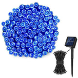 Garden Decoration Solar String Lights Outdoor with 8 Modes Blue