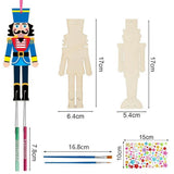 3D Wooden Wind Chime Craft Kit for DIY Wind Chimes Decorative Ornament Nutcracker Style