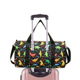 Kids Travel Duffle Bag Water Resistant Carry On Weekender Bag with Wet Pocket for Gym Sport Dance Style 3