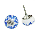 7Pcs Ceramic Cabinet Drawer Knobs – Cupboard Door Handles and Pulls for Furniture