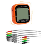 Wireless Meat Thermometer for Smoker and Oven with App Monitoring