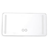 USB Car Visor Vanity Mirror Touch Screen LED Light Makeup Mirror White
