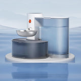 Smart Automatic Pet Water Fountain – Stainless Steel Bowl Rechargeable Dispenser