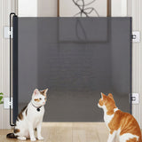No-Drill Retractable Pet Gate – Barrier for Dogs and Cats Indoor & Outdoor Use Style 2