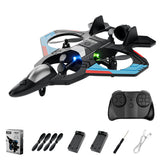 Remote Control Airplane Toy with 360-Degree Flips and 3 Batteries for Kids