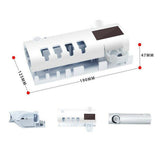 Solar Powered Automatic Toothpaste Dispenser Toothbrush Holder with UV Steriliser Squeezers