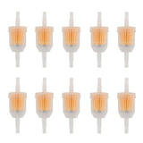 10PCS Inline Fuel Filters for Small Engines Motorcycles & Lawn Mowers