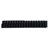 20-Tool Wrench Organizer Detachable Wrench Holder Rack Set for Tool Box Tool Drawer Storage Black