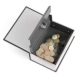 Secret Money Case  Key Lock Jewellery Security Box Black