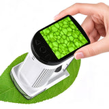 1000X Portable Edu Gift Handheld Microscope for Little Ones White