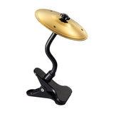 Clip-On Mini Desktop Cymbal Drum Musical Instrument Desk Toy for Music Lovers Gold