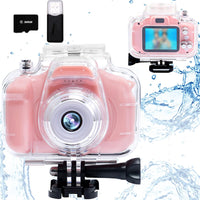 Underwater Camera for Kids – Waterproof Pool Toy Camera Ages 8-12 Pink