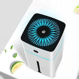 1L Ultrasonic Air Humidifier Diffuser Oil Purifier LED Light USB White