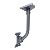 39CM Adjustable Mount Compatible with Starlink Gen 3 V3 4 4X Carbon Steel Wall Roof Mount Bracket Grey
