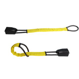 Car Steering Wheel Lock Adjustable Security Lock Device with 3 Keys Yellow