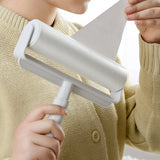 Adjustable Long Handle Lint Rollers Sticky Hair Remover for Floor Carpets Clothing