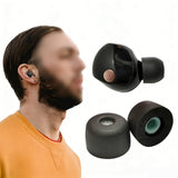 16 Pcs Memory Foam Eartips Compatible with Sony WF 1000XM6 XM5 XM4 Earbuds Black