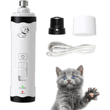 Electric Dog Nail Grinder – M3 Rechargeable Pet Nail Trimmer Grooming Tool