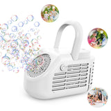 40 Holes Electric Bubble Machine Automatic Bubble Maker for Party Stage Wedding White