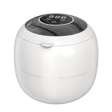 Ultrasonic Retainer Cleaner Machine 45kHz Ultrasonic Dentures Cleaner for Night Guards Braces  Aligner White