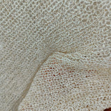 Women Summer Beach Cover Up Irregular Sheer Poncho Shawl Beige