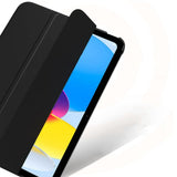 Tri-Fold Smart Cover Auto Wake Sleep Compatible Case for iPad 10th 11th Gen A16 Black