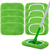 8Pcs Replacement Microfiber Mop Pads Compatible with Swiffer Sweeper Reusable Sweeping Cloths