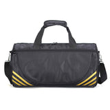 Gym Duffle Bag Travel Duffel Bag Outdoor Shoulder Sports Bag Black and Yellow